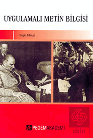 Uygulamalı Metin Bilgisi