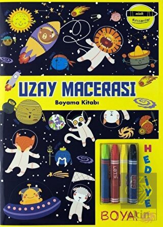 Uzay Macerası Boyama Kitabı - Minik Ressamlar