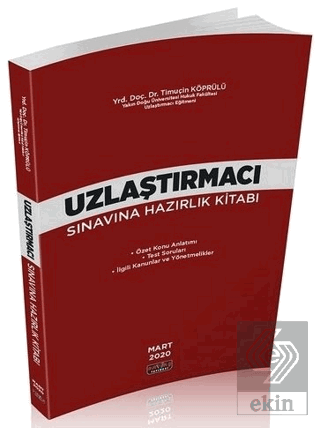Uzlaştırmacı Sınavına Hazırlık Kitabı
