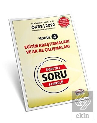 Uzman ve Başöğretmen Modül 4 Eğitim Araştırmaları