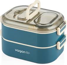 VAGONLİFE 1200ML 3 BÖLMELİ PASLANMAZ ÇELİK LUNCHBOX