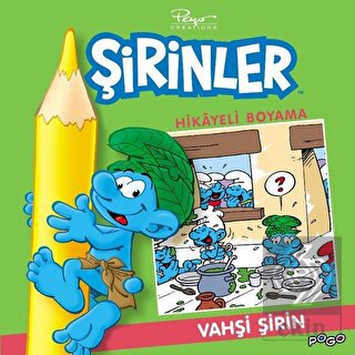 Vahşi Şirin Hikayeli Boyama - Şirinler