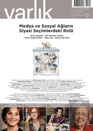 Varlık Edebiyat ve Kültür Dergisi Sayı: 1396 - Ocak 2024