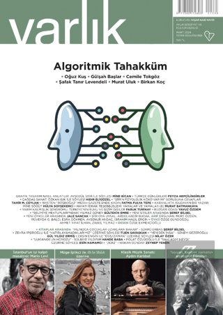 Varlık Edebiyat ve Kültür Dergisi Sayı: 1398 - Mart 2024