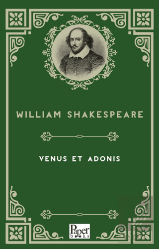 Venus Et Adonis William Shakespeare Paper Books Satın Al - ekinkitap.c