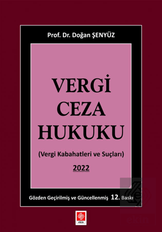 Vergi Ceza Hukuku Doğan Şenyüz