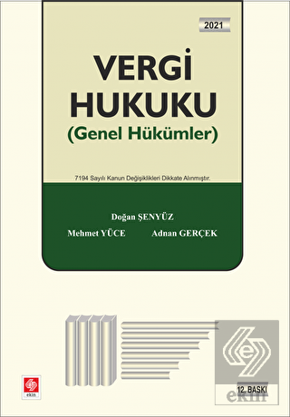 Vergi Hukuku Doğan Şenyüz