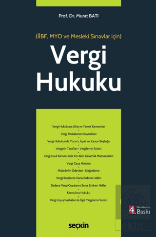 Vergi Hukuku (MYO)