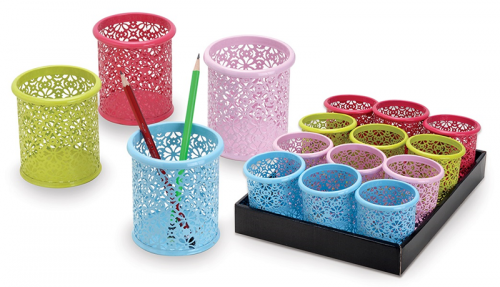 VİVA INOX DEKORATİF METAL KALEMLİK 4 RENK