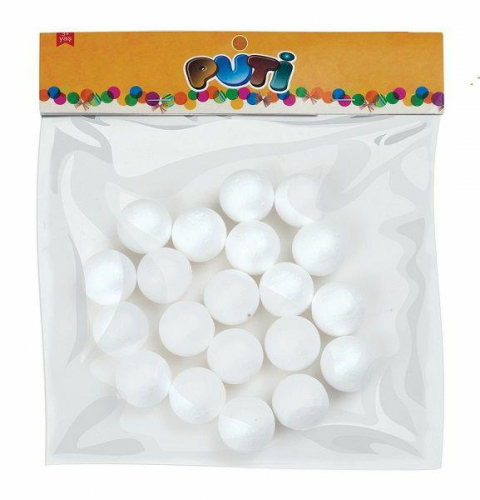 Viva Puti Köpük Top 3 cm 20 Li Paket