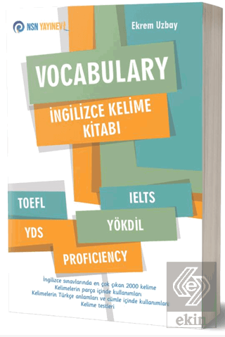 Vocabulary - İngilizce Kelime Kitabı Ekrem Uzbay NSN Yayınevi Satın Al