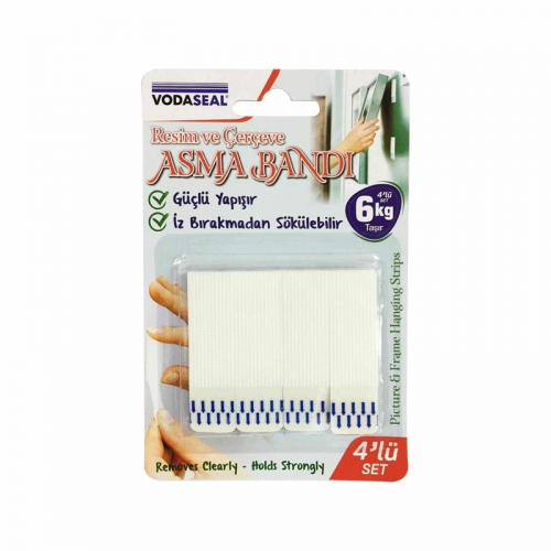 Vodaseal Resim ve Çerçeve Asma Bandı 4 Lü Set