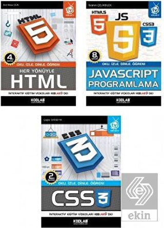 Web Programlama Seti (3 Kitap Takım)