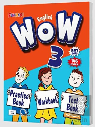 WOW English 3 Practice Book + Workbook + Test Book