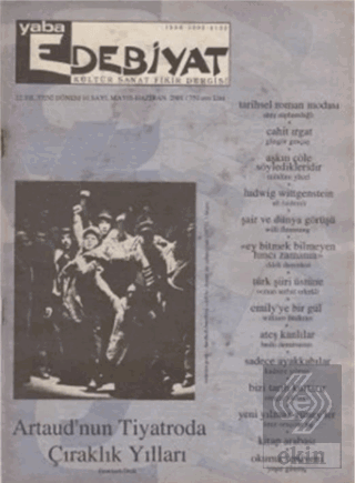 Yaba Edebiyat Dergisi Sayı: 10