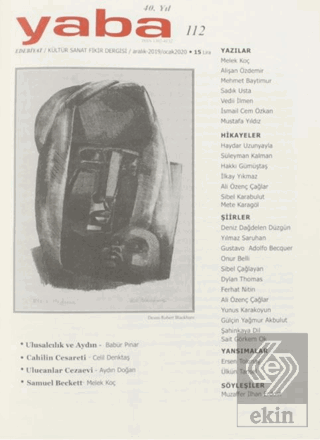 Yaba Edebiyat Dergisi Sayı: 112 Aralık 2019 - Ocak 2020