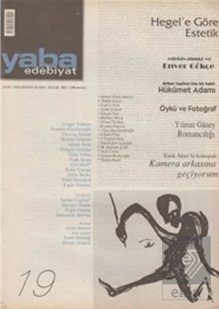 Yaba Edebiyat Dergisi Sayı: 19