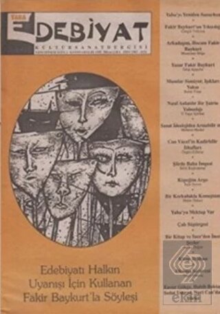 Yaba Edebiyat Dergisi Sayı: 1