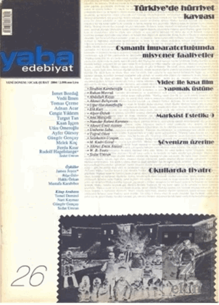 Yaba Edebiyat Dergisi Sayı: 26