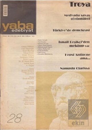 Yaba Edebiyat Dergisi Sayı: 28