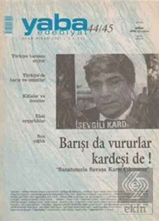 Yaba Edebiyat Dergisi Sayı: 44-45