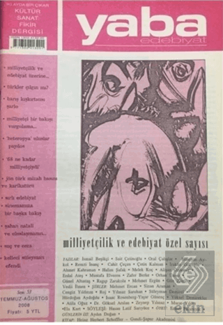 Yaba Edebiyat Dergisi Sayı: 53