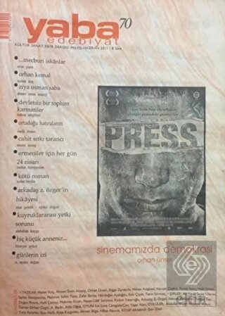 Yaba Edebiyat Dergisi Sayı: 70
