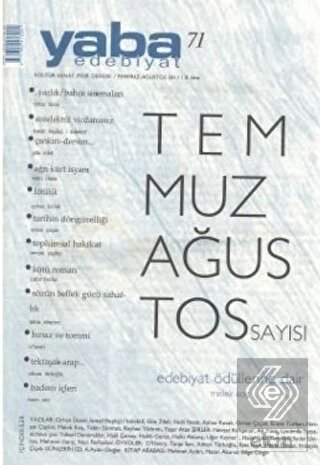 Yaba Edebiyat Dergisi Sayı: 71