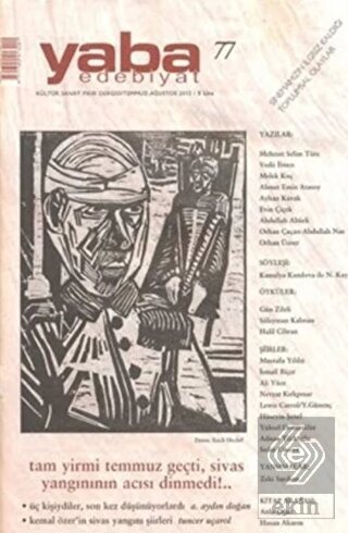 Yaba Edebiyat Dergisi Sayı: 77
