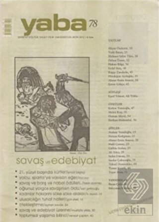 Yaba Edebiyat Dergisi Sayı: 78