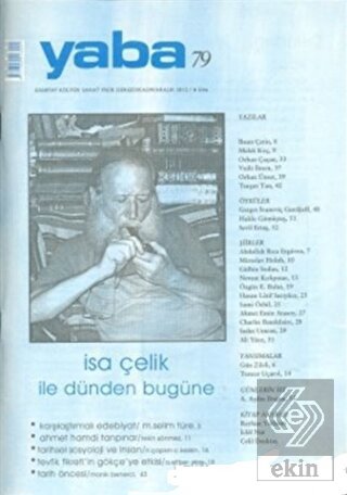 Yaba Edebiyat Dergisi Sayı: 79