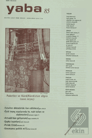 Yaba Edebiyat Dergisi Sayı: 85
