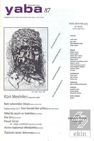 Yaba Edebiyat Dergisi Sayı: 87