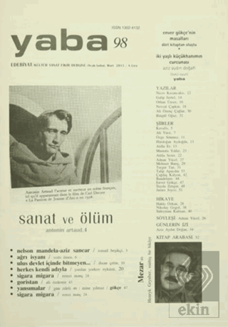 Yaba Edebiyat Dergisi Sayı: 98 Ocak-Şubat-Mart 201