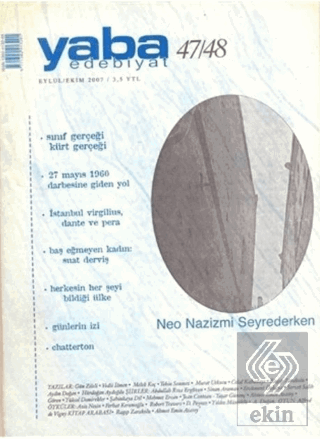 Yaba Edebiyat Sayı: 47-48
