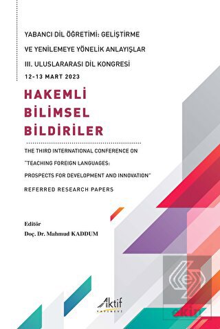 Yabancı Dil Öğretimi: Geliştirme ve Yenilemeye Yön