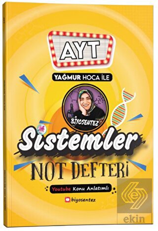 Yağmur Hoca ile AYT Biyosentez Sistemler Not Defte