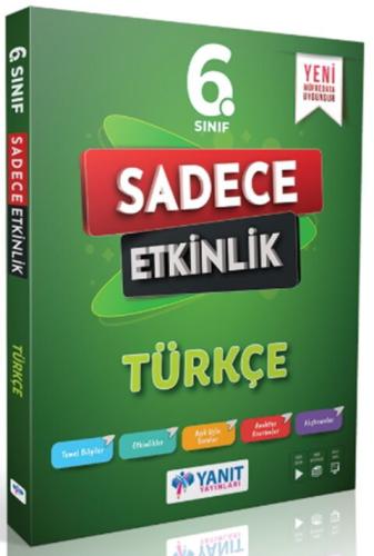 Yanıt Yayınları 6. Sınıf Türkçe Sadece Etkinlik