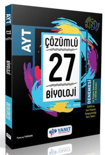 Yanıt Yayınları AYT Biyoloji Çözümlü 27 Deneme