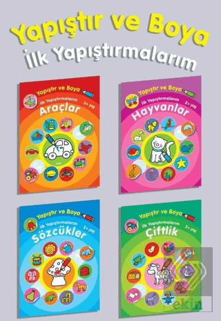 Yapıştır ve Boya İlk Yapıştırmalarım 4 Kitap Seti