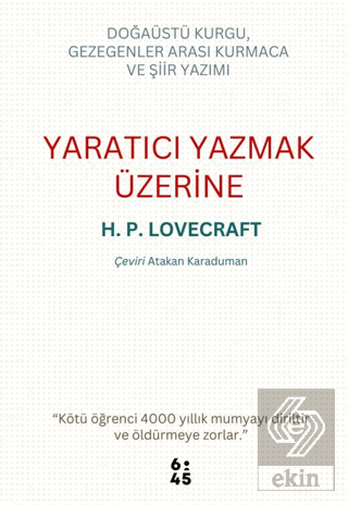 Yaratıcı Yazmak Üzerine