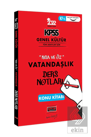 Yargı 2022 KPSS Genel Kültür Kısa ve Öz Vatandaşlı