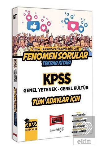 Yargı 2022 KPSS GY GK Tüm Adaylar İçin Fenomen Sor