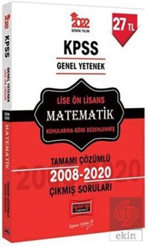 Yargı 2022 KPSS GY Lise Ön Lisans Matematik Tamamı
