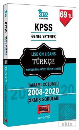 Yargı 2022 KPSS GY Lise Ön Lisans Türkçe Tamamı Çö