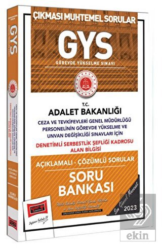 Yargı Yayınları 2023 Adalet Bakanlığı Ceza Tevkife