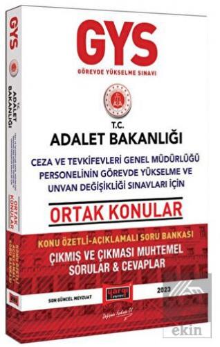 Yargı Yayınları 2023 Adalet Bakanlığı Ceza ve Tevk