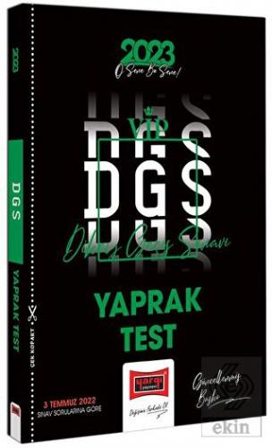 Yargı Yayınları 2023 DGS Yaprak Test