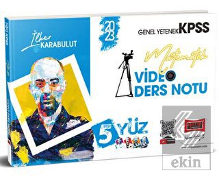 Yargı Yayınları 2023 KPSS 5Yüz Matematik Video Der