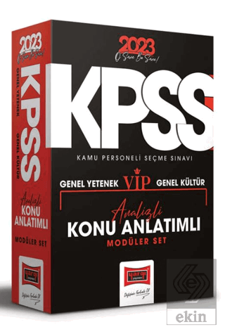 Yargı Yayınları 2023 KPSS Genel Kültür Genel Yeten